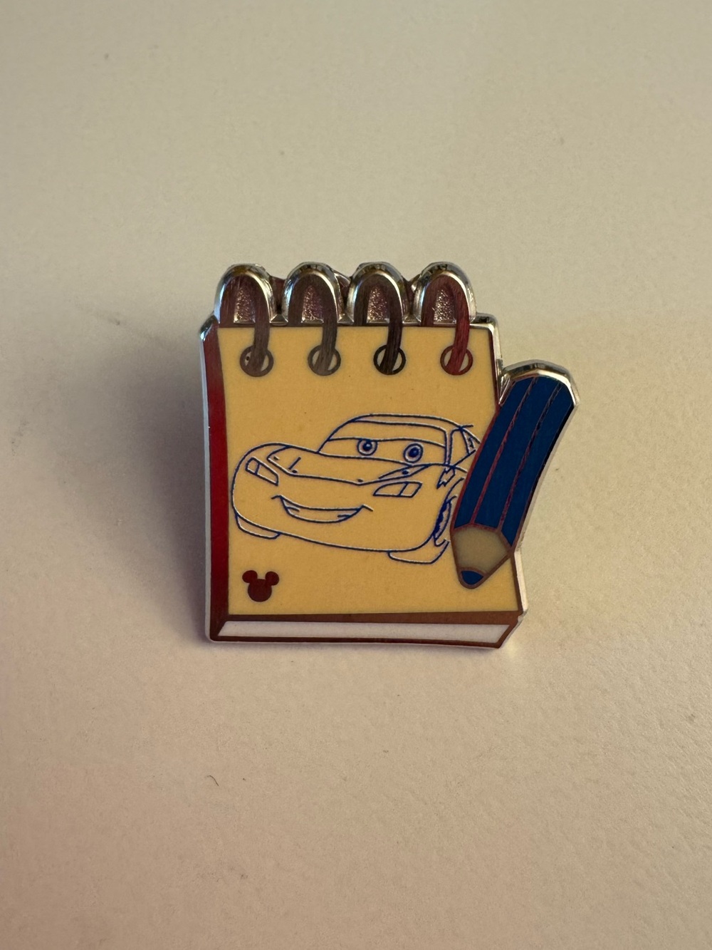Disney Pins - Pixar Cars Lightning McQueen Character Sketch Pad Drawing 2014